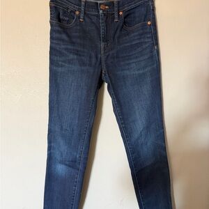 Madewell Dark Blue Skinny Jeans